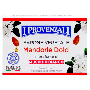 Мило тверде натуральне I PROVENZALI sap.prof. muschio bianco 100 г. 7968 фото