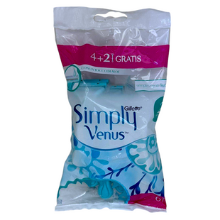 Бритва для гоління з незмінним лезом VENUS simply 2 ras.u&g 6 шт. 4531 фото