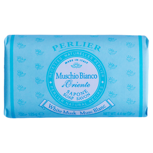 Мило тверде білий мускус PERLIER sapone muschio bianco 125 г. 3453 фото
