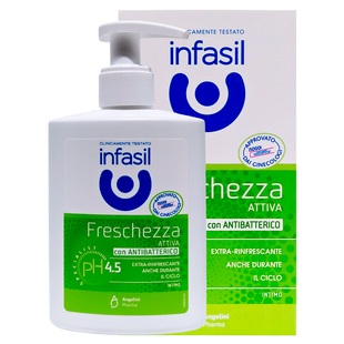 Засіб для інтимної гігієни освіжаючий INFASIL intimo ph4,5 antiodore 200 мл. 1210 фото