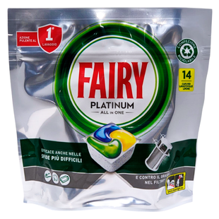Капсули для посудомийнoї машини FAIRY platinum lemon 14 caps 7424 фото