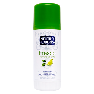 Дезодорант для тіла стік NEUTRO ROBERTS deo stick 40 ml fresco te verde e lime 6353 фото