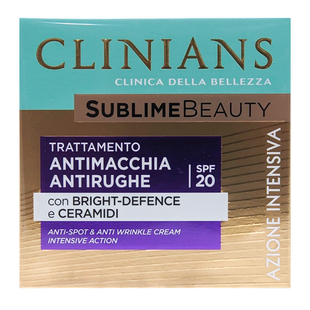 Крем для обличчя від пігментних плям та зморшок CLINIANS crema antimacchia vaso 50 мл. 1839 фото