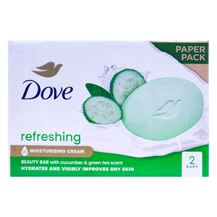 Крем-мило тверде зволожуюче DOVE sap.refreshing 2х90 г. 7008 фото
