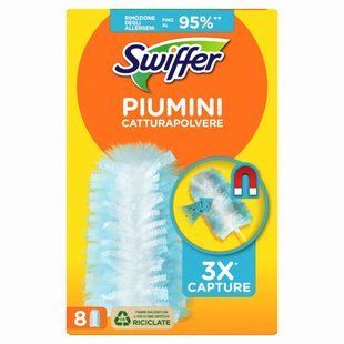 Змінні насадки для щітки для прибирання пилу SWIFFER dusters ricambi piumini 8 шт. 6202 фото