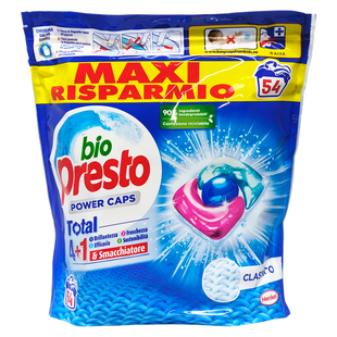 Капсули для прання універсальні BIO PRESTO power caps pz54 gr.648 classico 7357 фото