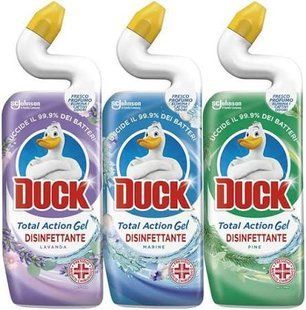 Засіб для догляду за туалетом DUCK wc gel 750 ml disinf.marine 8644 фото