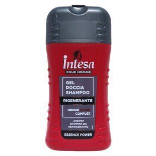 Гель-шампунь 2в1 для тіла та волосся чоловічий INTESA bs/sh odour block 250 мл. 811 фото