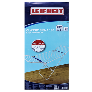 Підлогова сушарка для білизни stendibiancheria siena 180 allum.LEIFHEIT 7025 фото