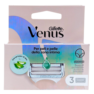 Змінні насадки для бритви для гоління VENUS ric. per peli zona intima 3 pz 7977 фото