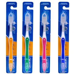 Зубна щітка середньої жорсткості ORAL-B spazzolino denti clean fresh strong 40 medio 5308 фото