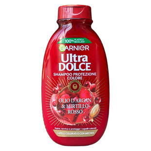 Шампунь для волосся захист кольору ULTRA DOLCE sh argan mirtillo rosso 250 мл. 6060 фото