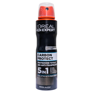 Дезодорант-антиперспірант для тіла спрей чоловічий L'OREAL men exp.deo spr.car. 150 мл. 842 фото