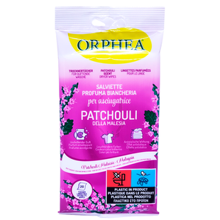 Серветки для сушильної машини ORPHEA fogli asciug.patch.pz20 8442 фото