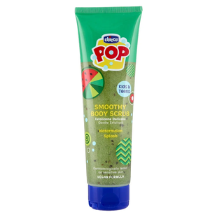 Скраб для тіла дитячий з екстрактом кавуна CHICCO pop scrub corpo ang 150 мл. 8919 фото