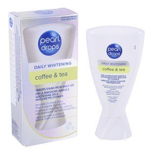 Зубна паста відбілююча PEARL DROPS dent.coffe&tea 50 мл. 1345 фото