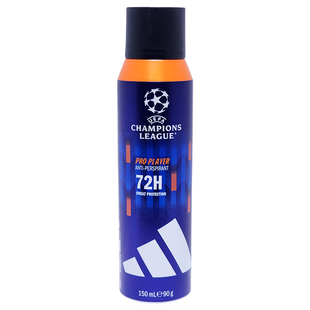 Дезодорант-антиперспірант для тіла спрей чоловічий ADIDAS deo spr 150 ml uo uefa pro player 8358 фото