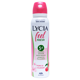 Дезодорант для тіла спрей LYCIA deo spr. feel fresh ciliegio 150 мл. 7505 фото