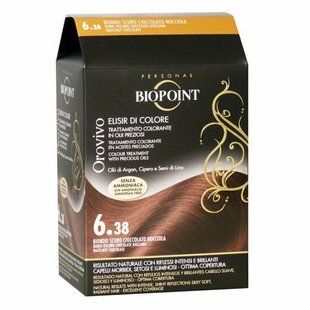 Фарба для волосся n.6.38 темно-русявий шоколадний фундук BIOPOINT orov.b.sc.ci.noc.6,38 2830 фото