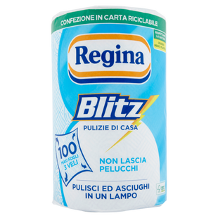 Рушники паперові бобіна 3-шарові REGINA blitz vetri 100 відр. 33 м. 3554 фото