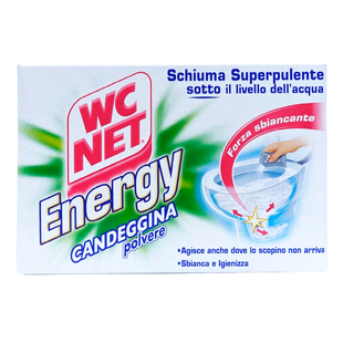 Засіб для чищення туалету відбілюючий порошок WC NET energy polvere att.bus.candegina 4x60 г. 5888 фото