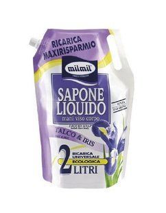 Мило рідке зволожуюче запаска MIL MIL sap.liq.ric.busta talc&iris 2000 мл. 3405 фото