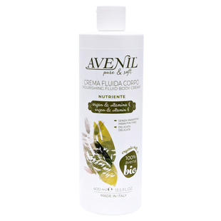 Крем-флюїд для тіла живильний avenil crema corpo nutr latte avena 400 мл. 7450 фото