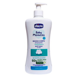 Гель для купання дитячий CHICCO bs cotone&glicer. 500 мл. 711 фото