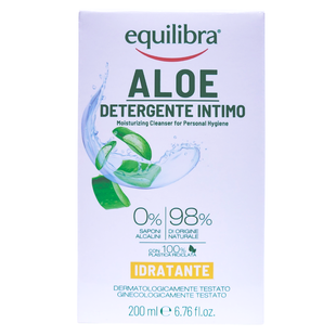 Засіб для інтимної гігієни зволожуючий EQUILIBRA det. int. id. aloe 200 мл. 8362 фото