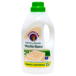 Мило для прання рідке CHANTECLAIR bucato muschio bianco 1500 ml 6276 фото