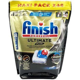 Капсули для посудомийнoї машини FINISH tabs ultimate plus caps fr.pz48 8663 фото
