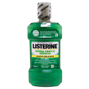 Ополіскувач для ротової порожнини захист зубів і ясен LISTERINE coll.del.d&gen. 500 мл. 7818 фото