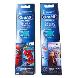 Змінні насадки для дитячої електричної зубної щітки ORAL-B spazz. elettr.ricambi bambini 2 шт. 6574 фото