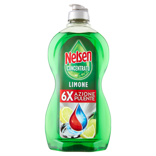 Засіб для миття посуду NELSEN piatti conc limone 450 мл. 8874 фото