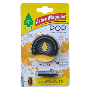 Освіжувач повітря в автомобіль ARBRE MAGIQUE pop for car vaniglia 9,5g 6716 фото