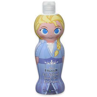 Гель-шампунь 2в1 для тіла та волосся дитячий FROZEN ii elsa ds 2in1 400 мл. 4787 фото