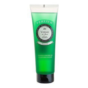 Гель-шампунь 2в1 для тіла та волосся PERLIER uomo doccia shampo vetiver 250 мл. 6152 фото