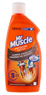 Гель для прочищення стічних труб MR.MUSCLE tubi&scarichi 500 мл. 3702 фото