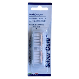 Змінні насадки для зубної щітки жорсткі SILVER CARE plus ricambi 2 шт. 5310 фото