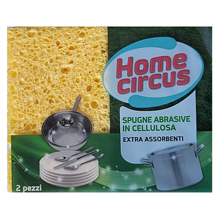 Губки кухонні HOME CIRCUS spugna abr.cellulosa p2 5713 фото