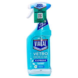 Засіб для догляду за душовою кабіною VIAKAL vetro doccia spr. 470 мл. 5946 фото