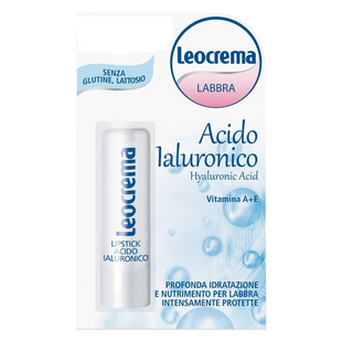 Бальзам для губ інтенсивне зволоження та живлення LEOCREMA labbra stick acido ialur.5.5 мл. 472 фото