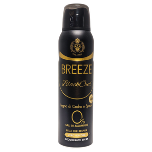 Дезодорант для тіла спрей BREEZE deo spr 150 ml blackoud 6981 фото