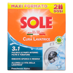 Засіб для чищення пральної машини рідкий SOLE cura lav. ml250x2 classico 7064 фото