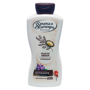 Гель-крем для ванни та душу живильний spuma di sciamp. bagno olio argan 650 мл. 5544 фото