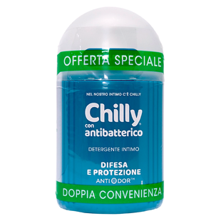 Засіб для інтимної гігієни CHILLY detergente intimo ml200 antibatt blu bipack x2 7315 фото