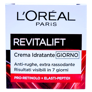 Крем для обличчя денний зволожуючий проти зморшок 40+ L'OREAL revit. idr. lift. cr anti rughe giorno 50 мл. 4821 фото