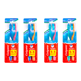 Зубна щітка середньої жорсткості COLGATE spazz denti triplazione 1+1 omaggio 2 шт. 1527 фото