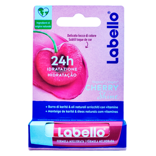 Бальзам для губ зволожуючий LABELLO bc cherry veg. 4,8 г. 6159 фото