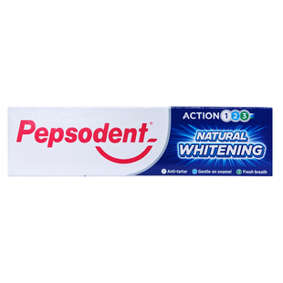 Зубна паста відбілююча PEPSODENT dentifricio natural whitening 75 мл. 7274 фото